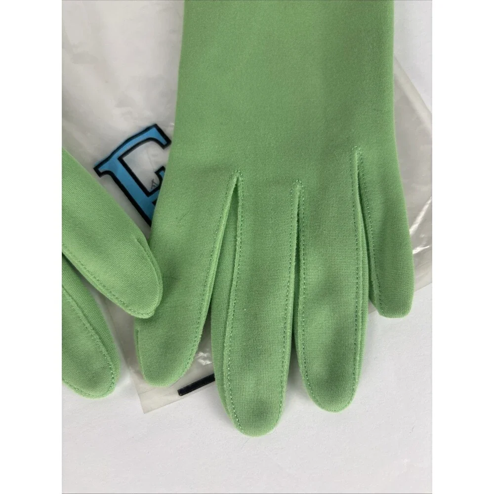VTG Fownes Embraceable Gloves Lt Green Wrist Length Extra Size 8 - 8.5